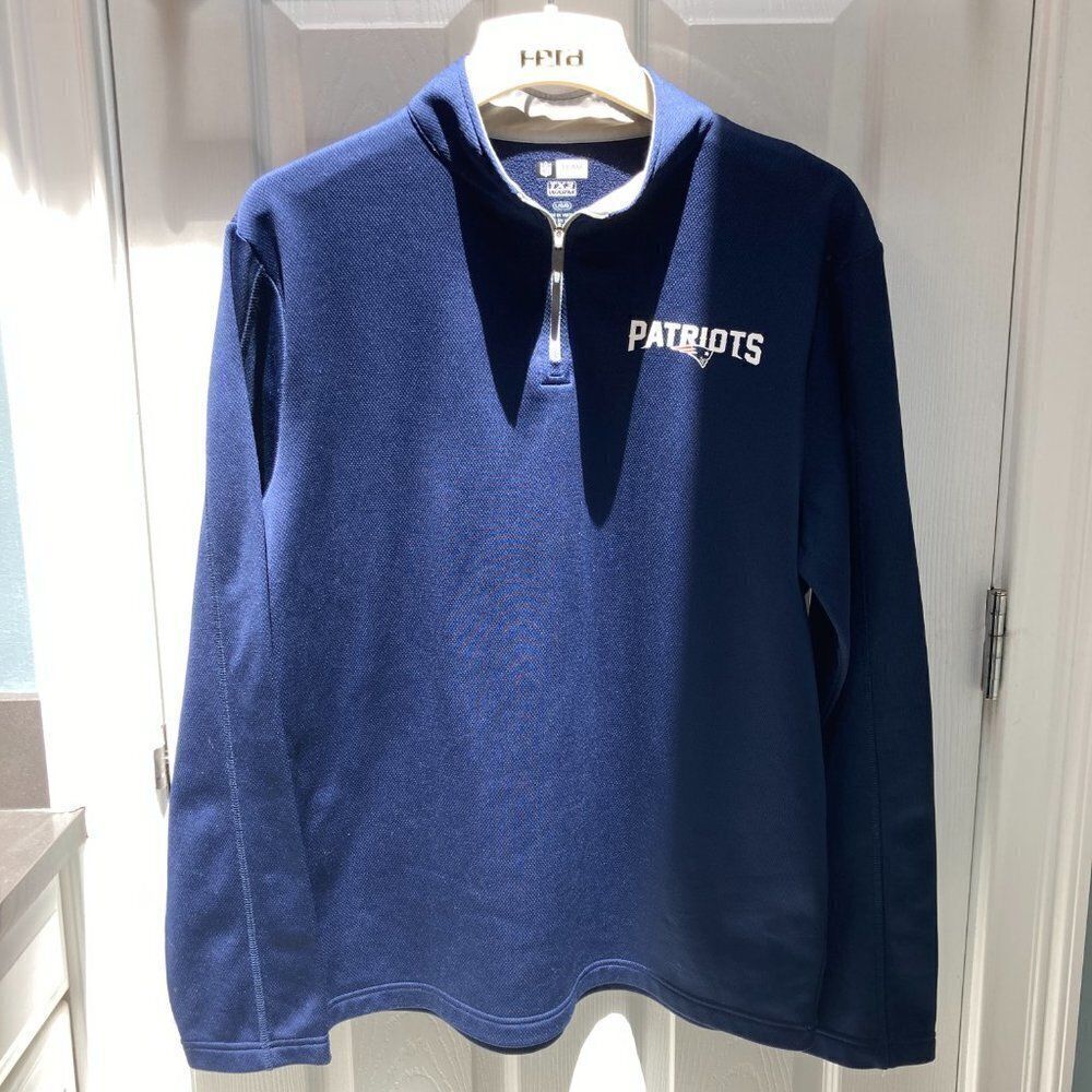 New England Patriots TX3 Warm 1/4 Zip Pullover Size Large